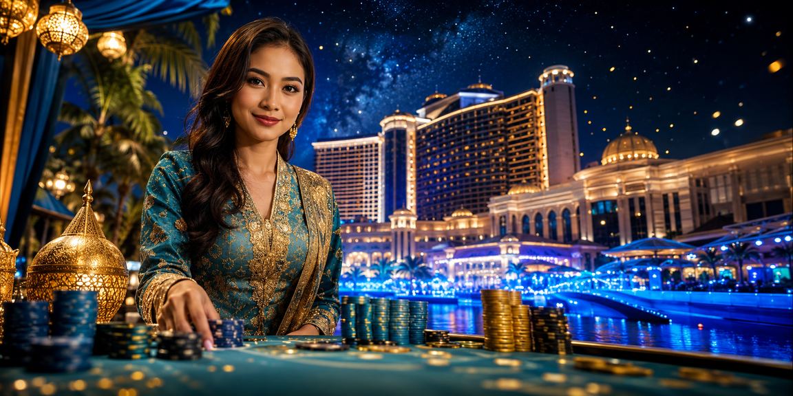 Suasana hiburan kasino di Genting Highlands sempena Hari Raya dengan paparan platform 4d888