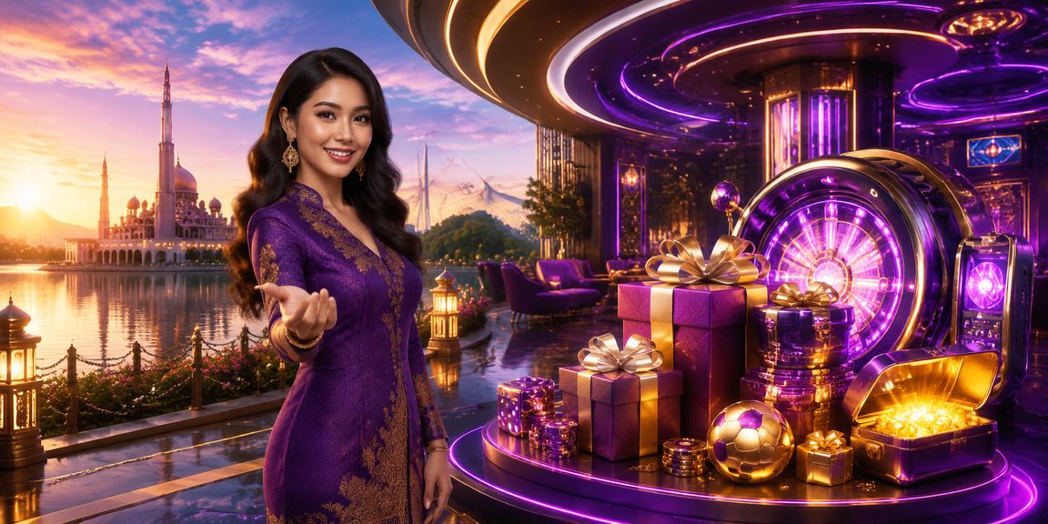 Suasana hiburan kasino bergaya Melayu di Putrajaya menggambarkan platform digital 4d888